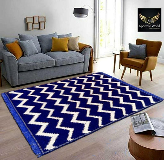 NAVY BLUE Chennile Turkey Carpet