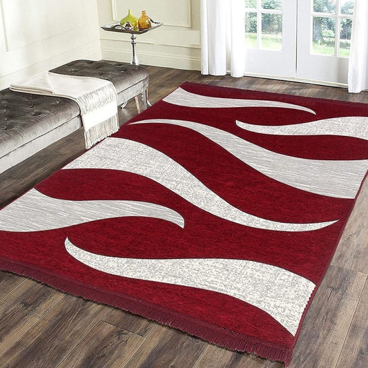 RED Chennile Turkey Carpet