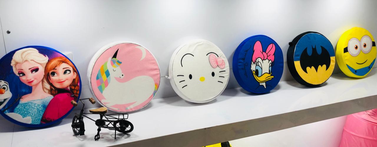 FRUIT AND CARTOON  FOAM PILLOWS