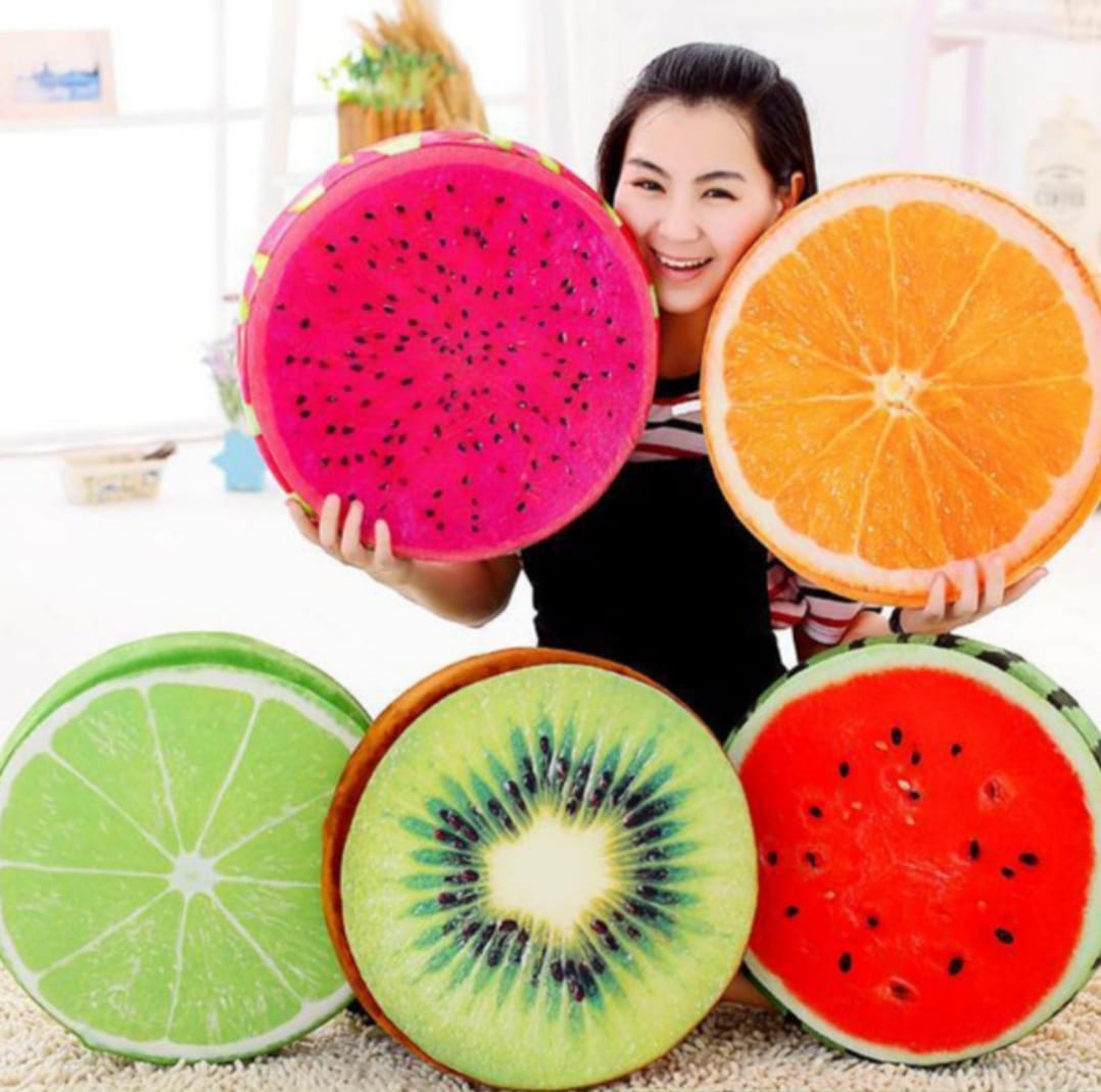 FRUIT AND CARTOON  FOAM PILLOWS