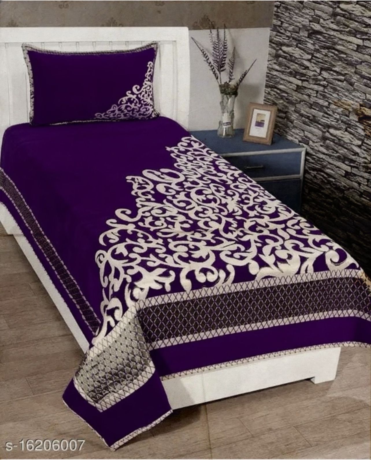 Chennile SINGLE BEDDING SET